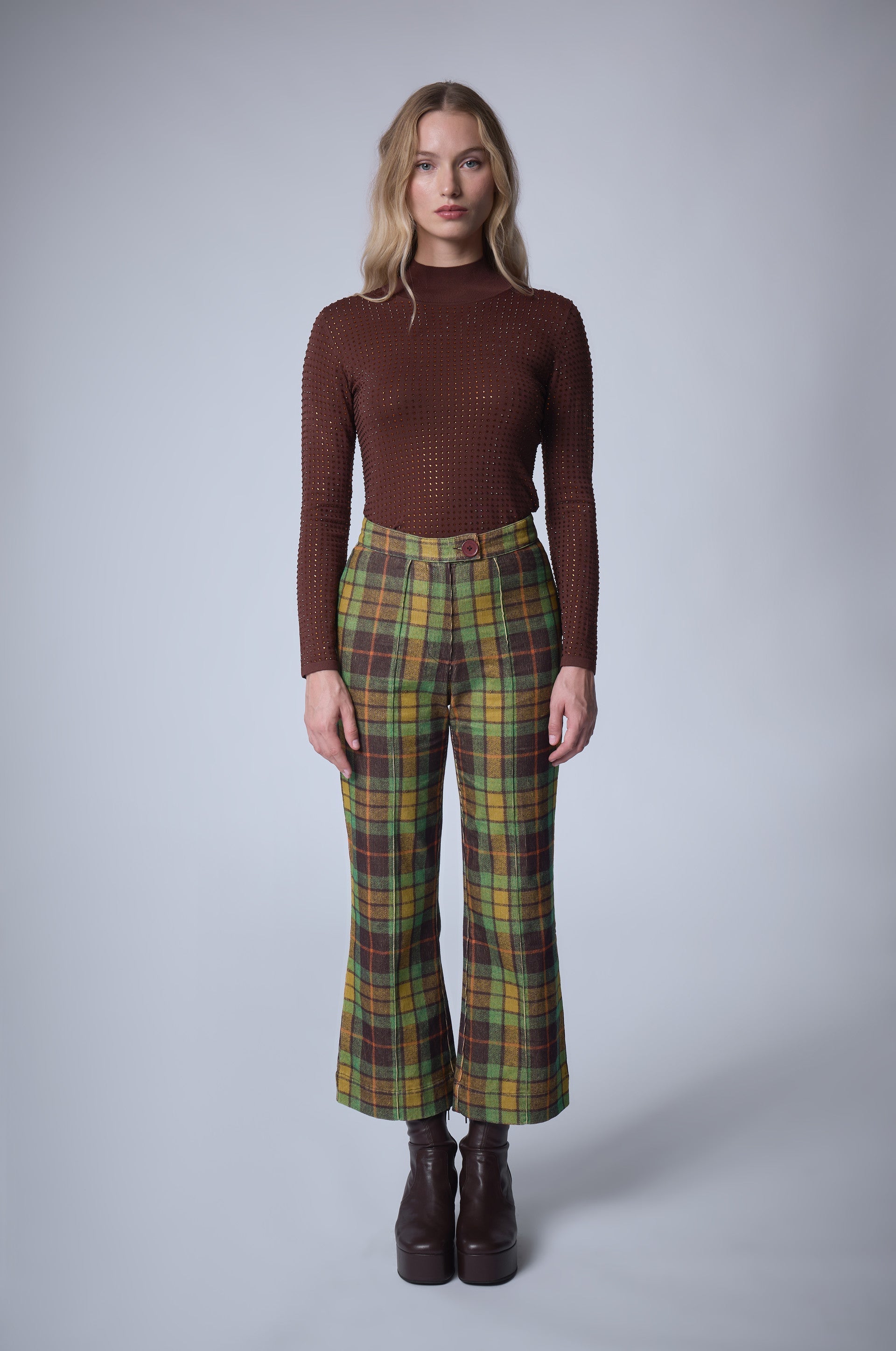 Pantalon Velvet Grunge - Tartan