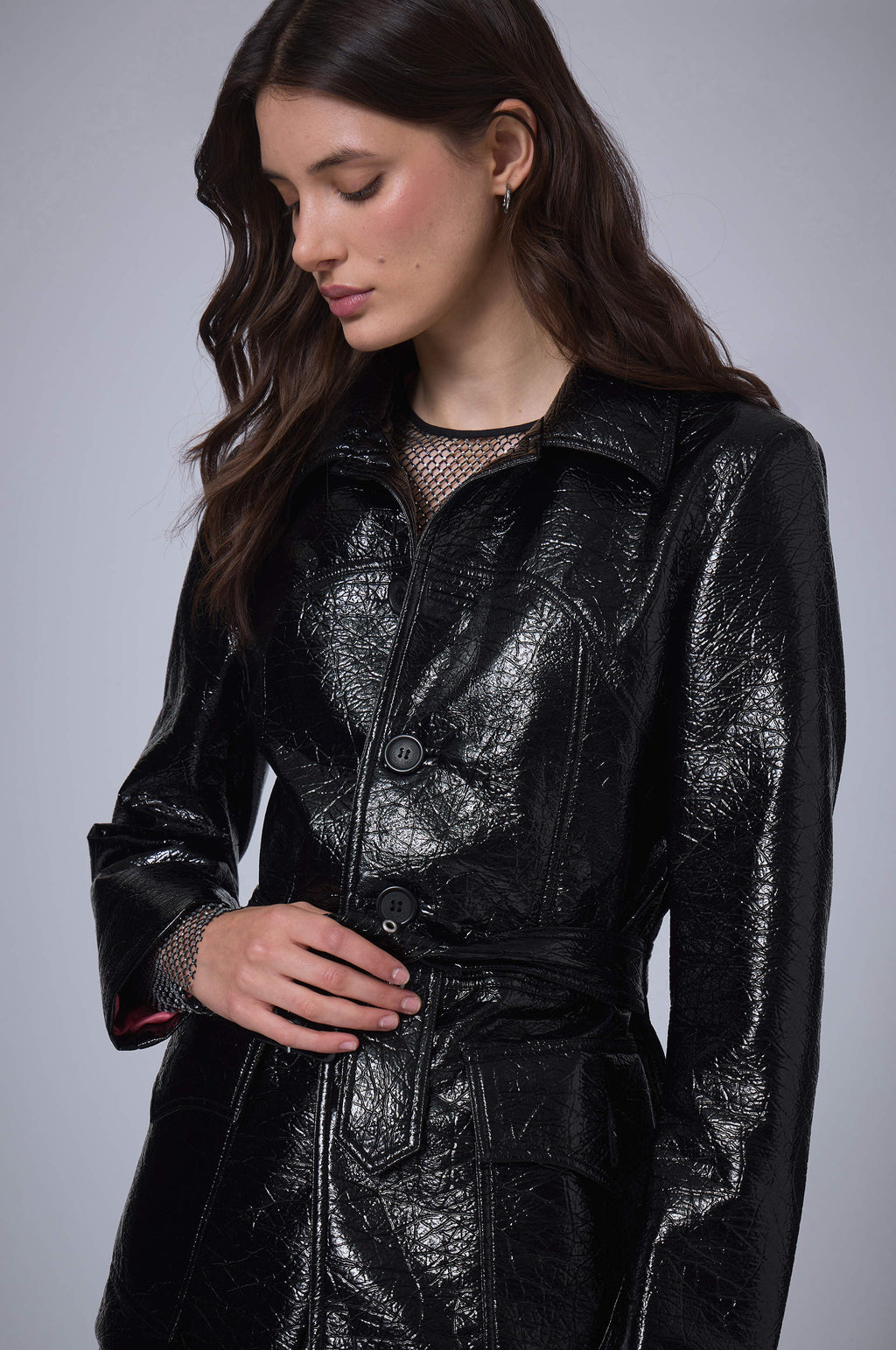 Long Vinyl Jacket