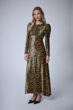 Robe Longue Velvet Panther