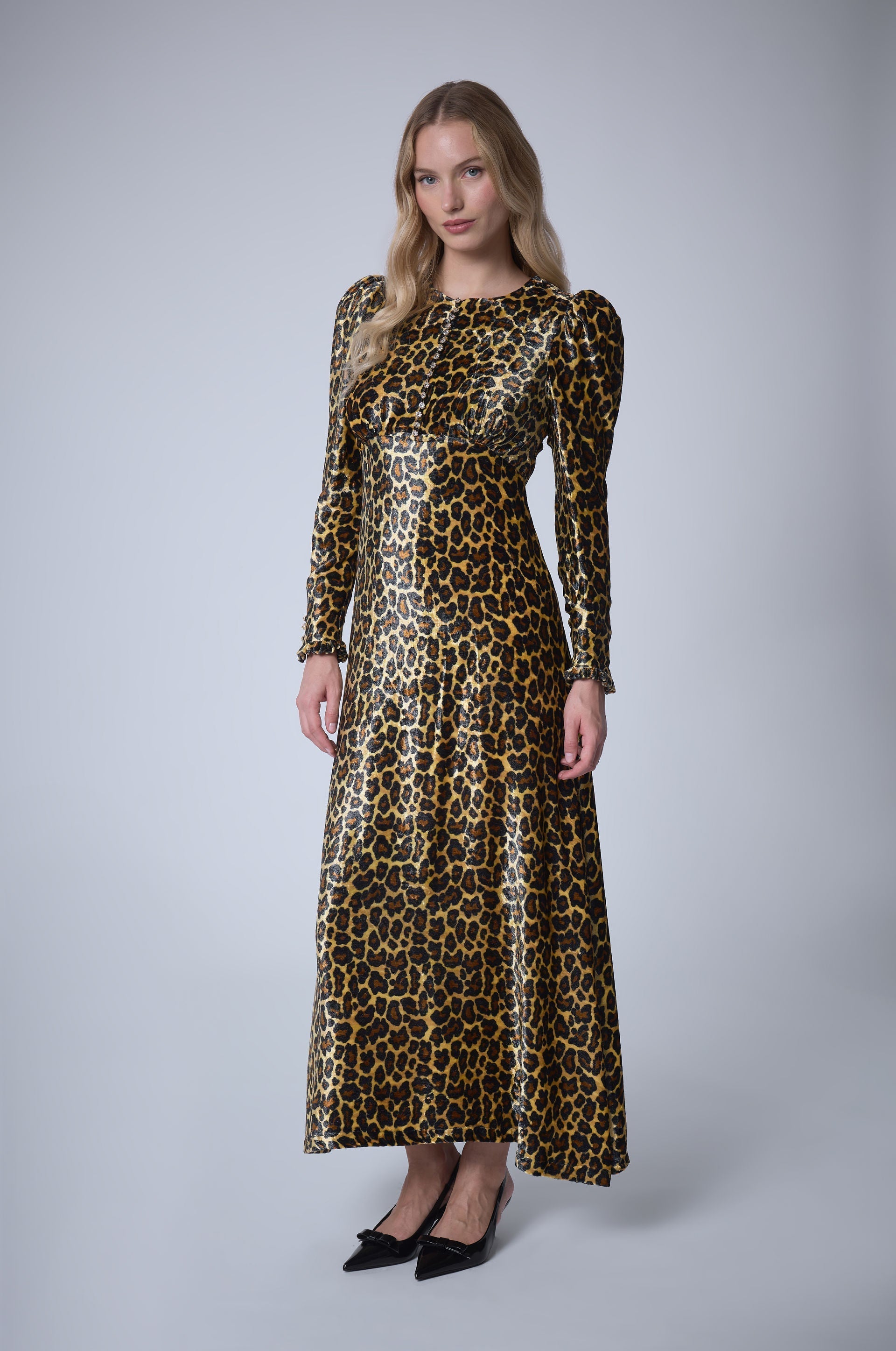 Robe Longue Velvet Panther