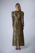Robe Longue Velvet Panther