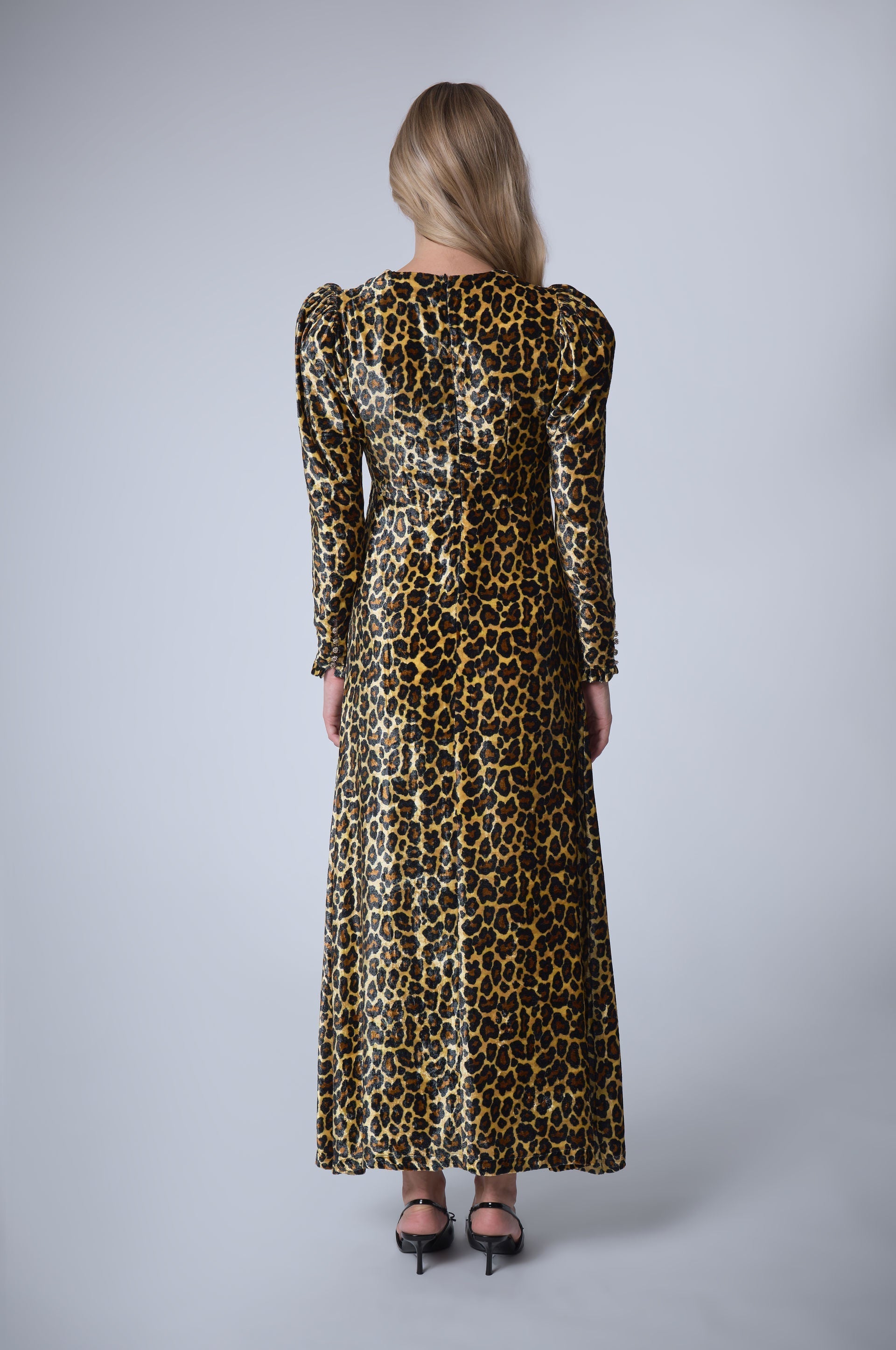 Robe Longue Velvet Panther
