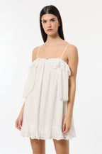 Broderie Anglaise Dress - White