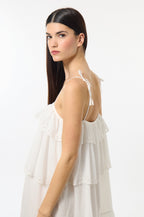 Broderie Anglaise Dress - White