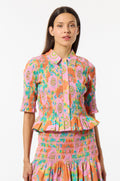 Chemise À Smocks Cotton Blossom