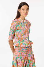Chemise À Smocks Cotton Blossom
