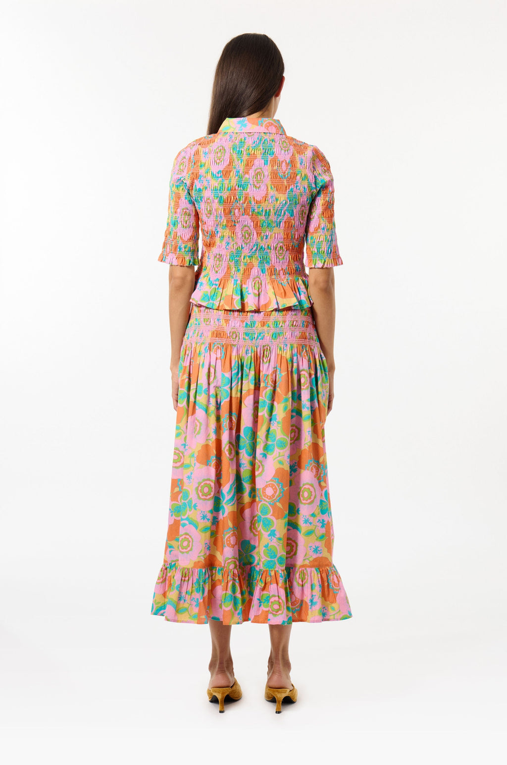 Chemise À Smocks Cotton Blossom