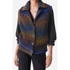 Dilda Sleeveless Cardigan - Petrol