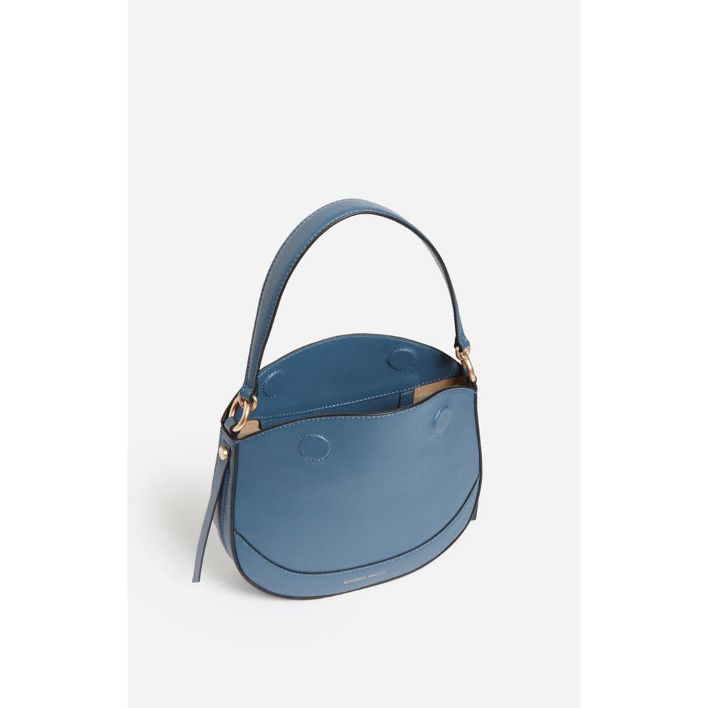 Small Daily Leather Bag - Denim