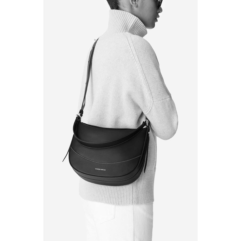 Medium Daily Leather Bag - Denim