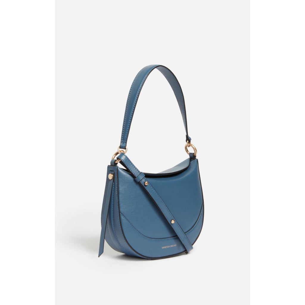 Medium Daily Leather Bag - Denim