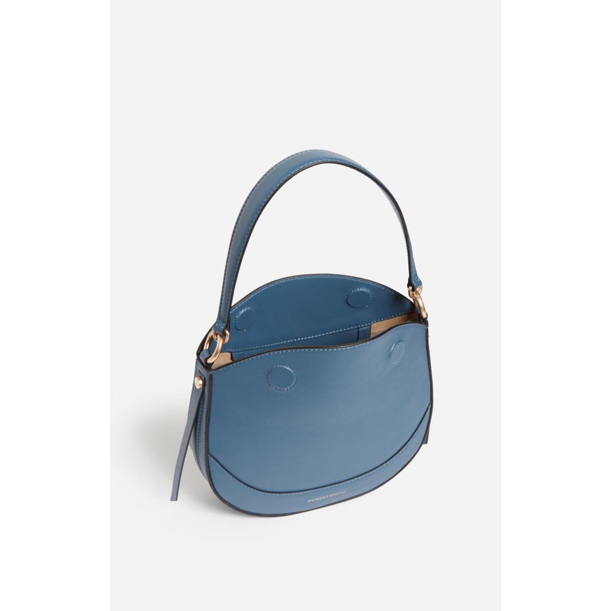 Medium Daily Leather Bag - Denim