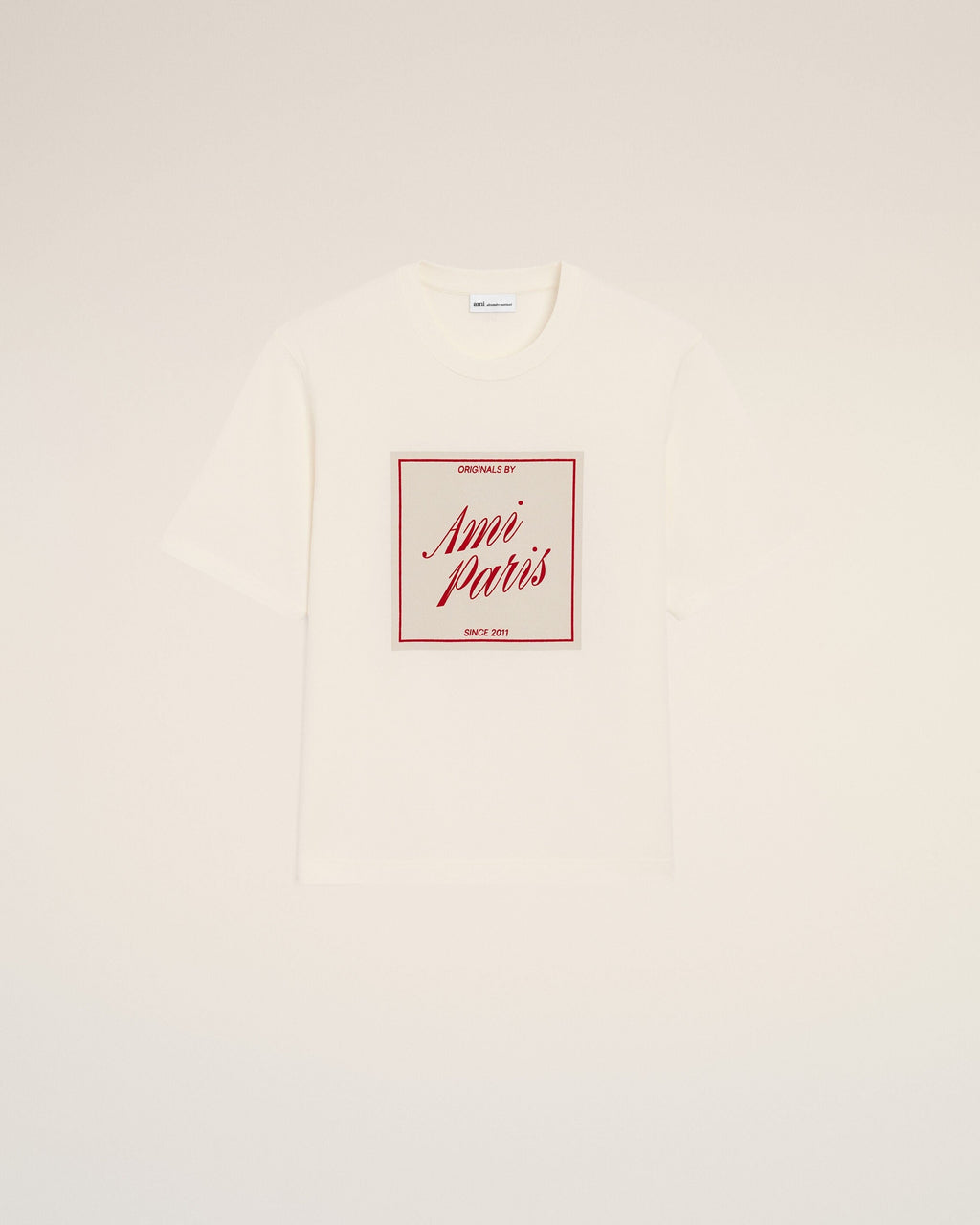 T-Shirt Heritage Print – Ami Paris – Blanc