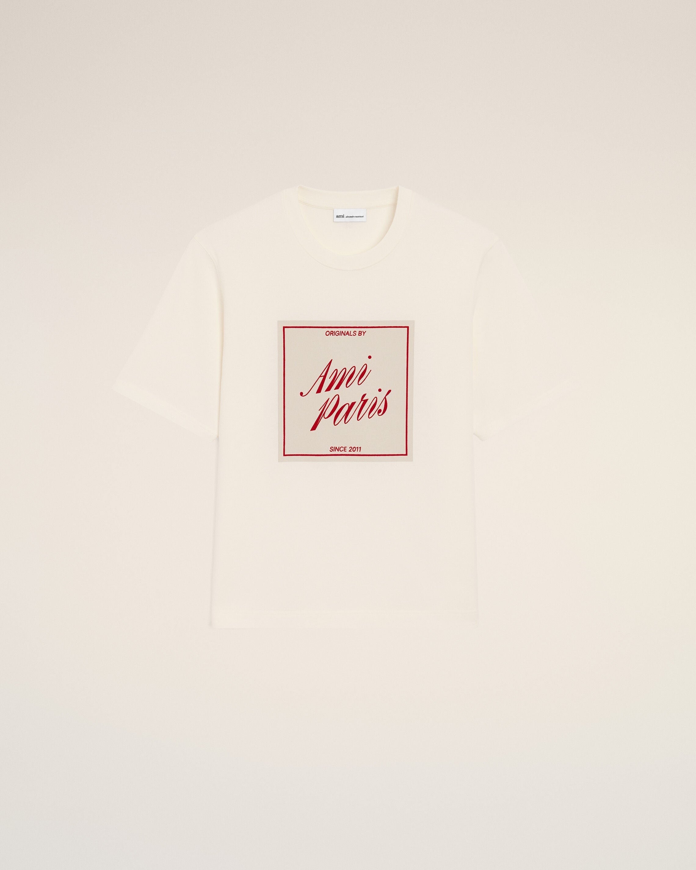 T-Shirt Heritage Print – Ami Paris – Blanc