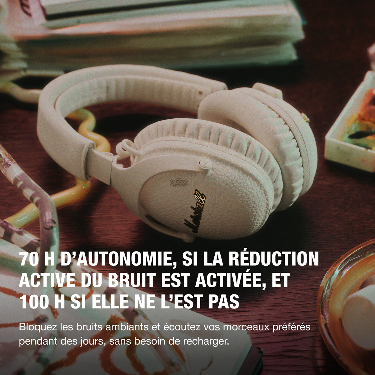 Casque Sans Fil - Monitor III ANC - Crème