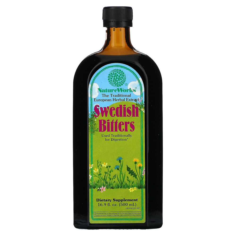 Natureworks Swedish Bitters Dietary Supplement Liquid - 16.9 Oz
