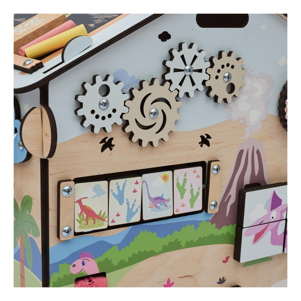 Busy Board Dino Educational Playhouse With Lighting