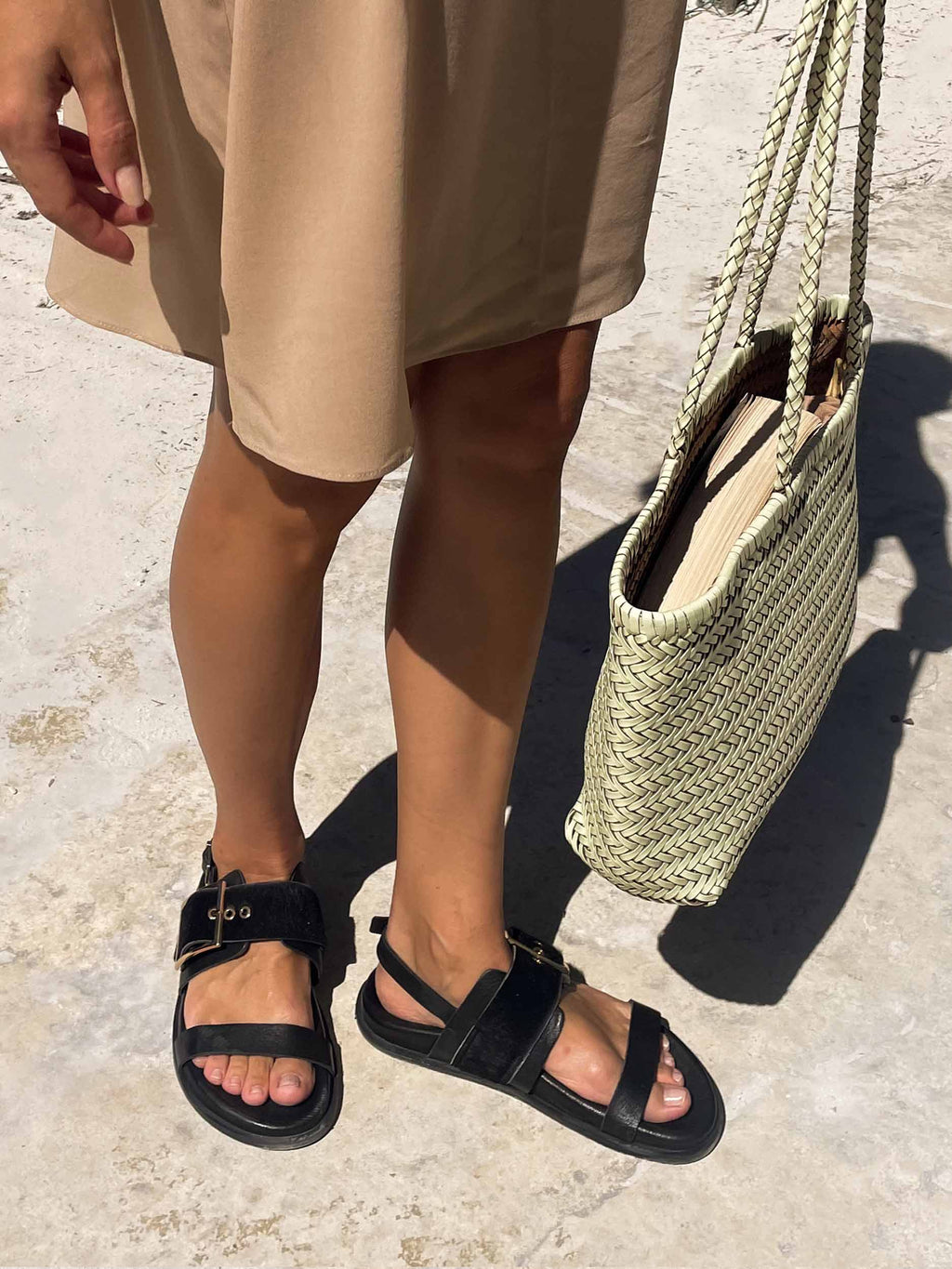 Wild At Golden Hour Sandals - Black