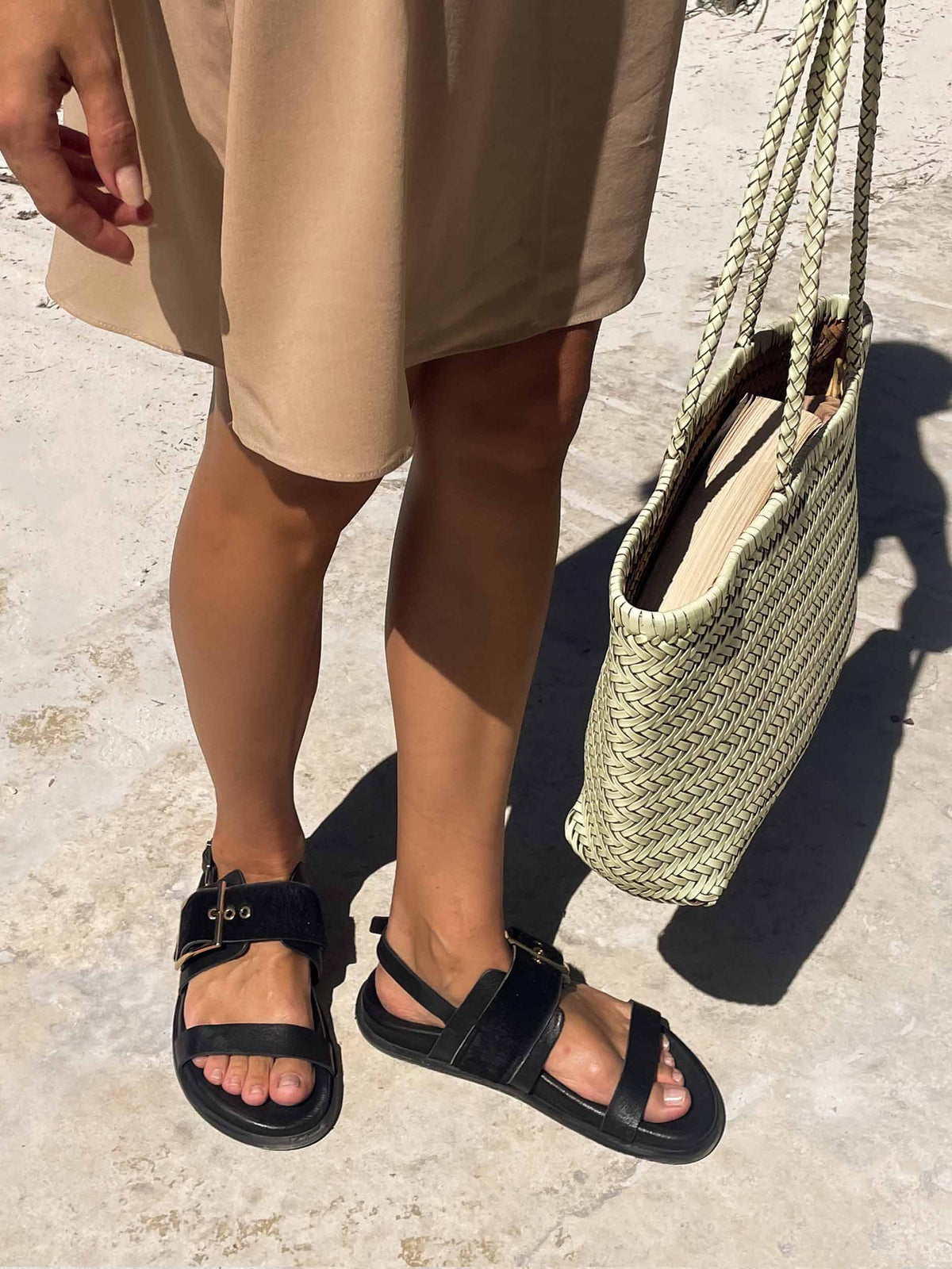 Wild At Golden Hour Sandals - Black