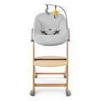 Chaise Haute Enock Avec Transat Calmee Gris