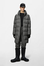 Chaqueta acolchada larga Alta W3T4 Gris - Mixto