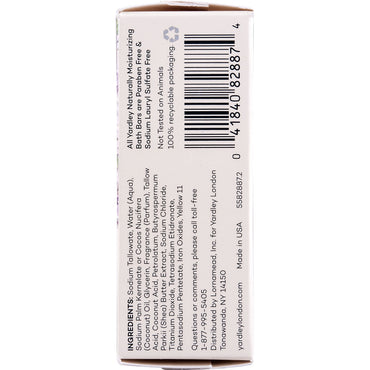 Yardley London Naturally Moisturizing Bar, Lemon Verbana With Shea Butter - 4.25 Oz
