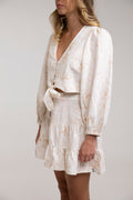 Rhythm - Jupe Banksia Tiered Mini - White - Femme