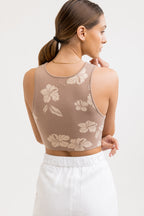 Rhythm - Hibiscus Top - Taupe - Women