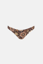 Cantabria Floral Cheeky Swimsuit - Brown - Women