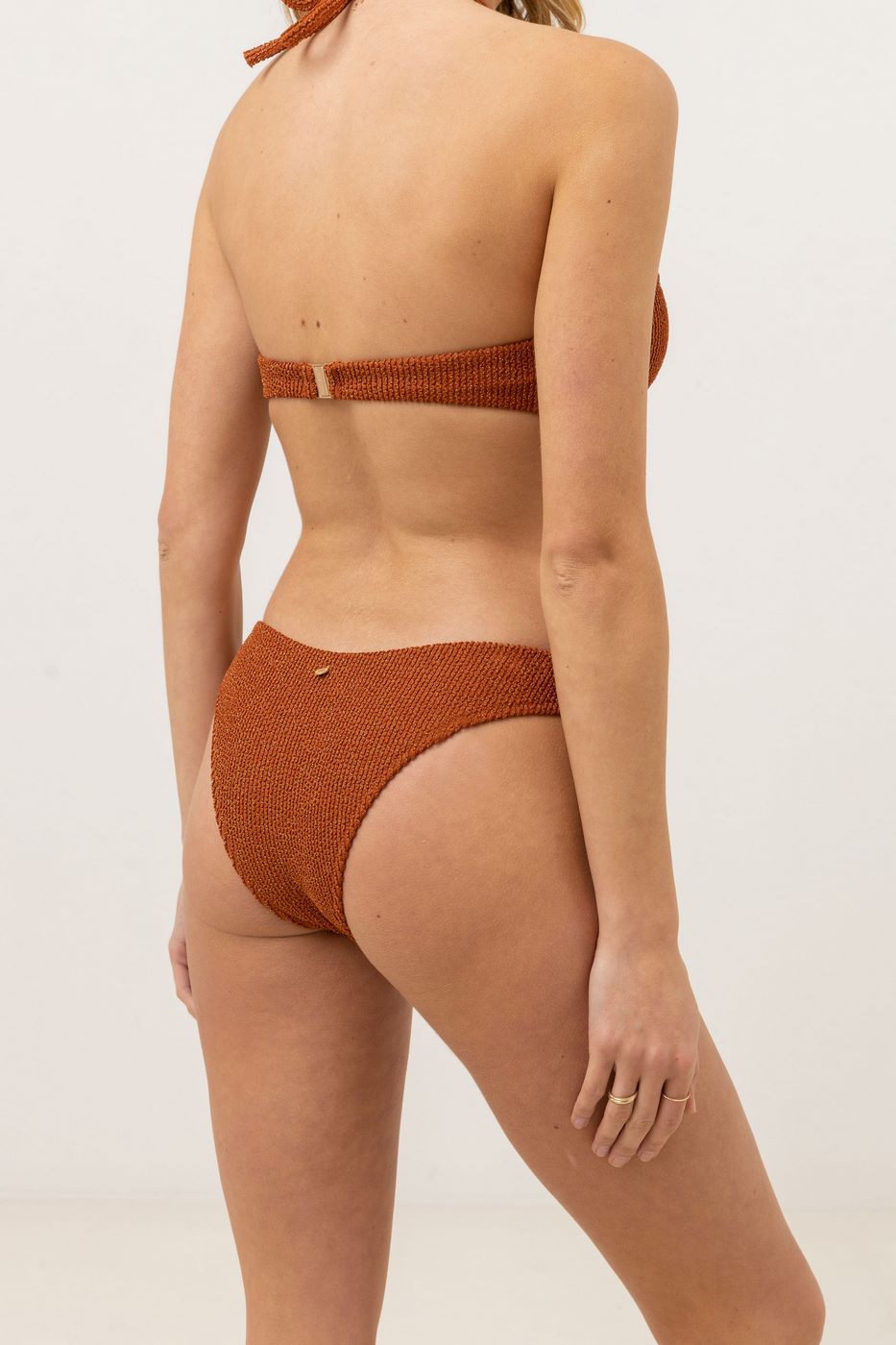 Rhythm - Maillot De Bain Wave Break Ring Hi Cut - Desert Shimmer - Femme