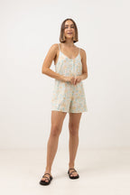 Rhythm - Combinaison Paloma Floral - Aqua Haze - Femme
