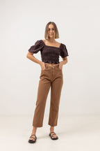 Rhythm - Pantalon Brentwood Straight Leg - Toast - Femme