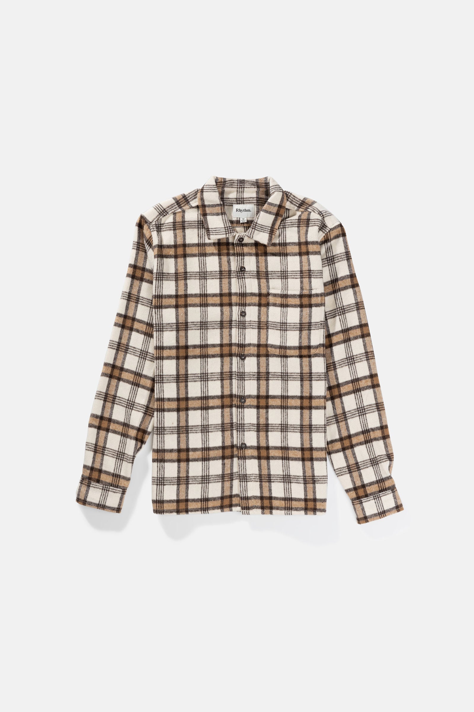 Chemise Albert Check Ls - Natural - Homme