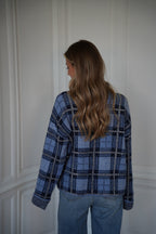 Pull À Carreaux Nala - Bleu