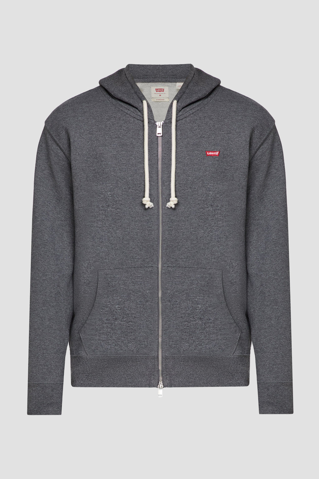 Levi'S® New Original Zip Up Core Pánska Mikina, Sivá, Veľkosť