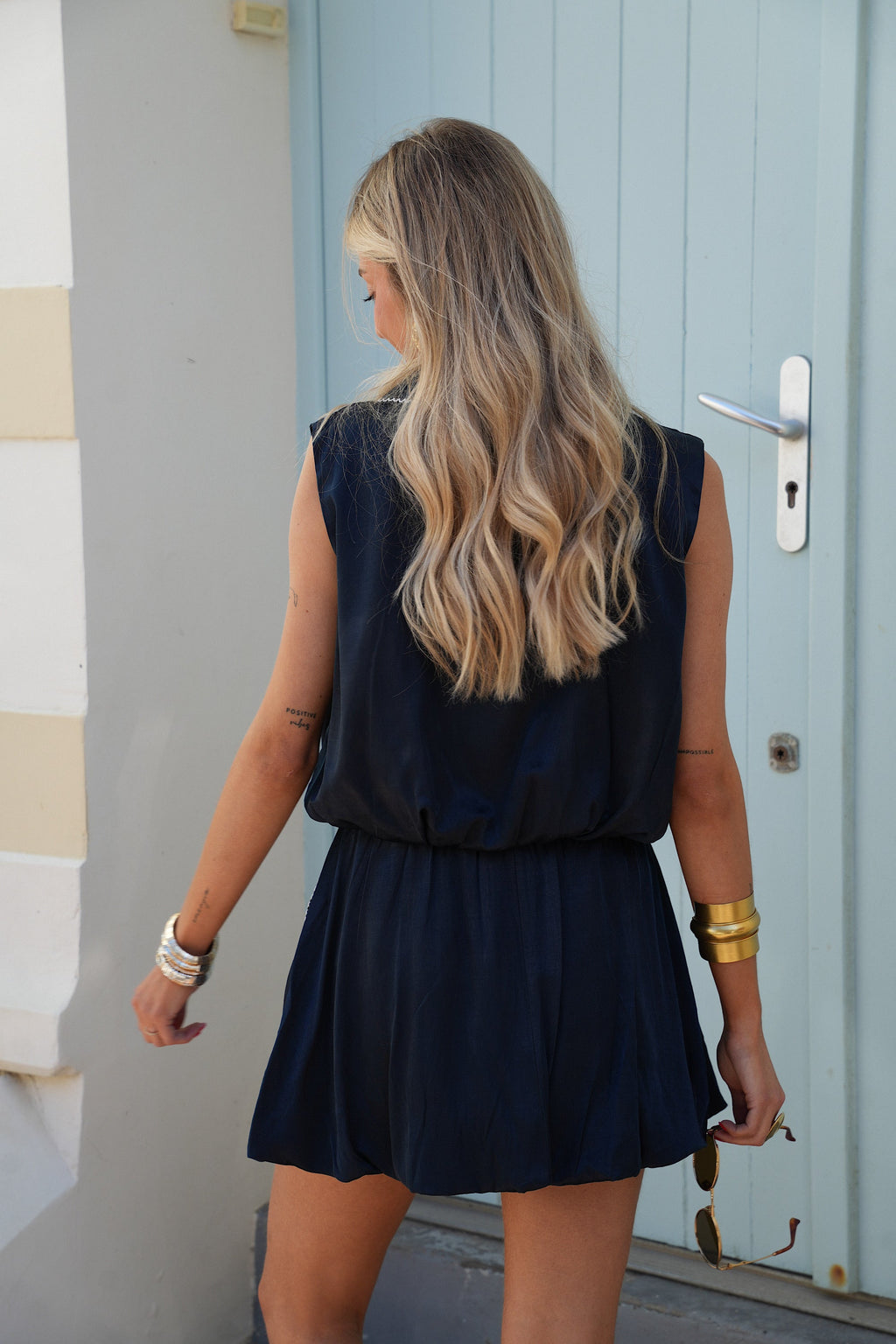 Elsie Ball Skirt - Navy