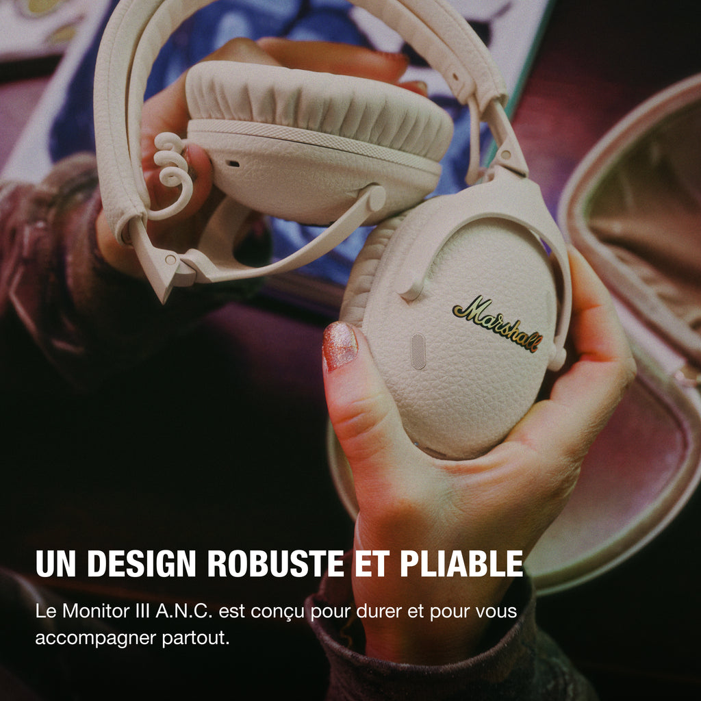 Casque Sans Fil - Monitor III ANC - Crème