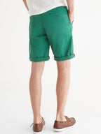 Bermuda Grs Grain - Beige Clair Uni - Homme