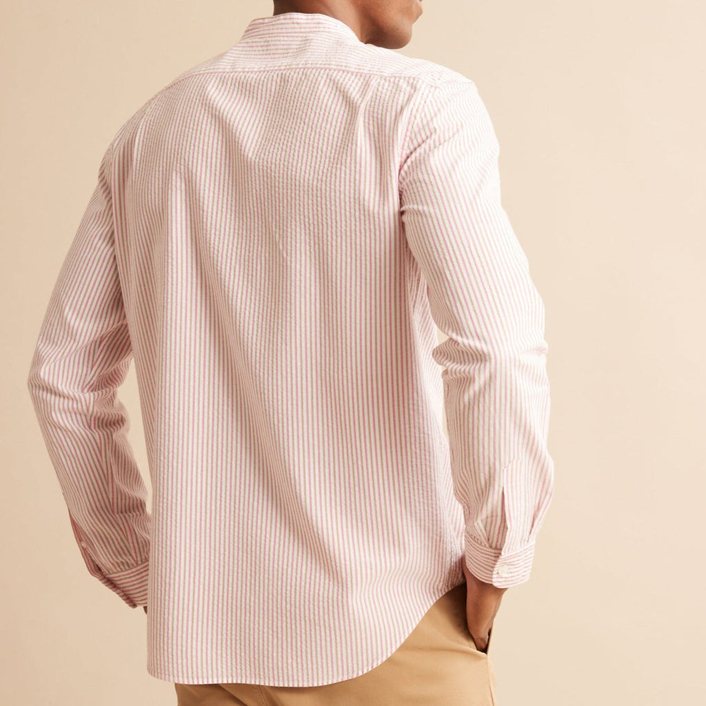 Chemise Sli Cm - Rose Moyen Raye - Homme