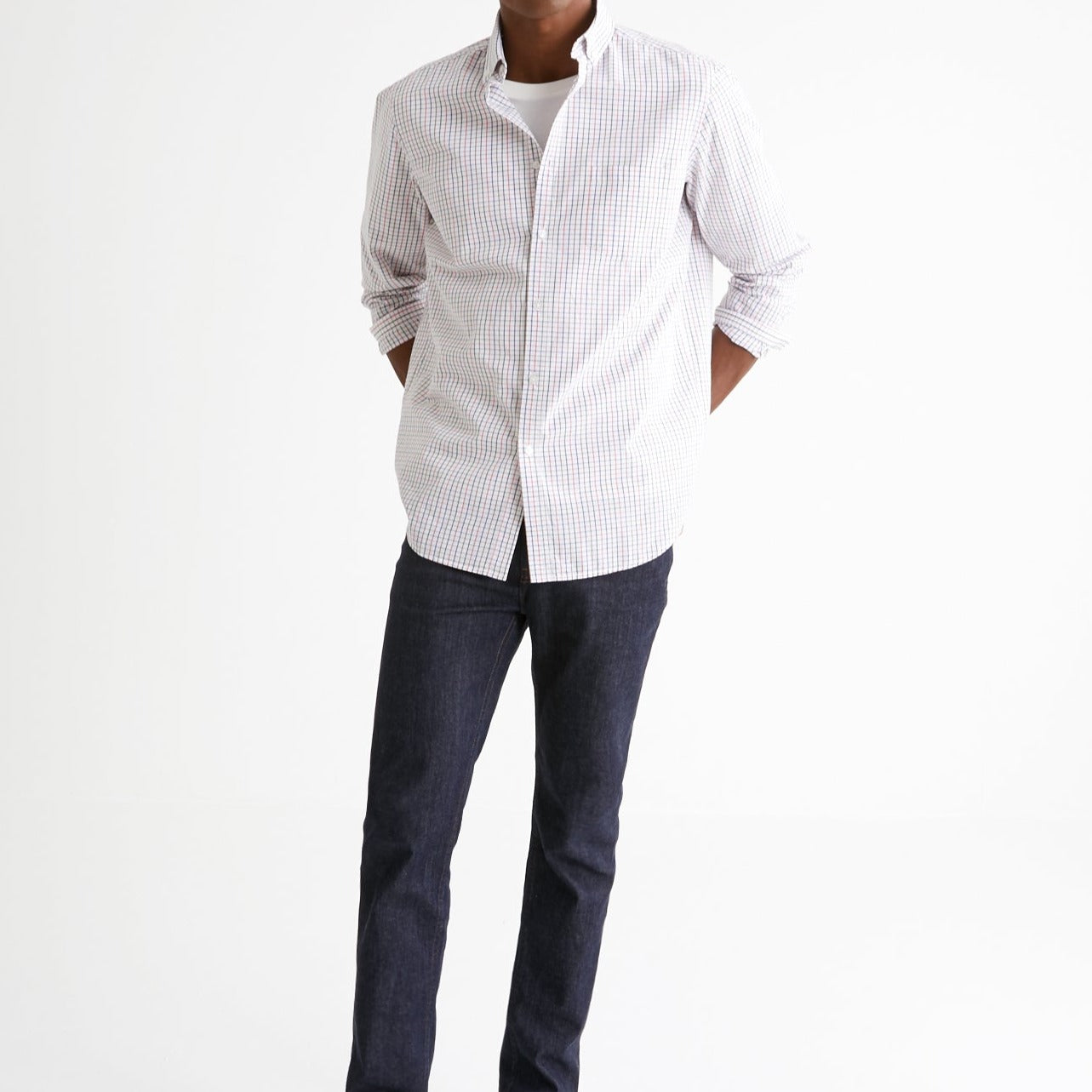 Camisa Cla Car - Plain Dark Pink - Hombre