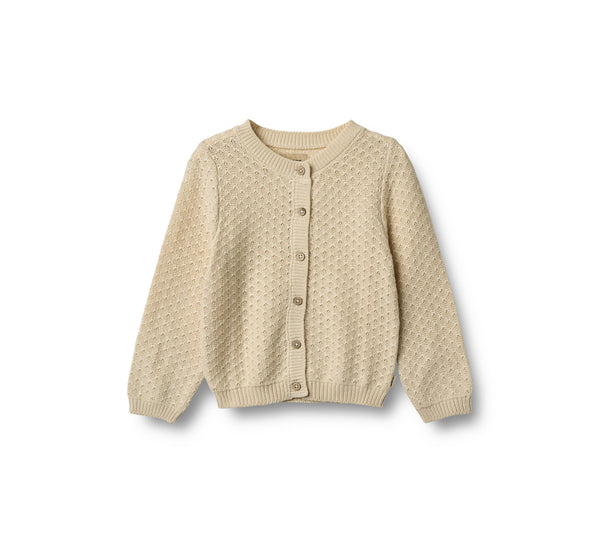 Grofgebreid vest Magnella - Sandshell