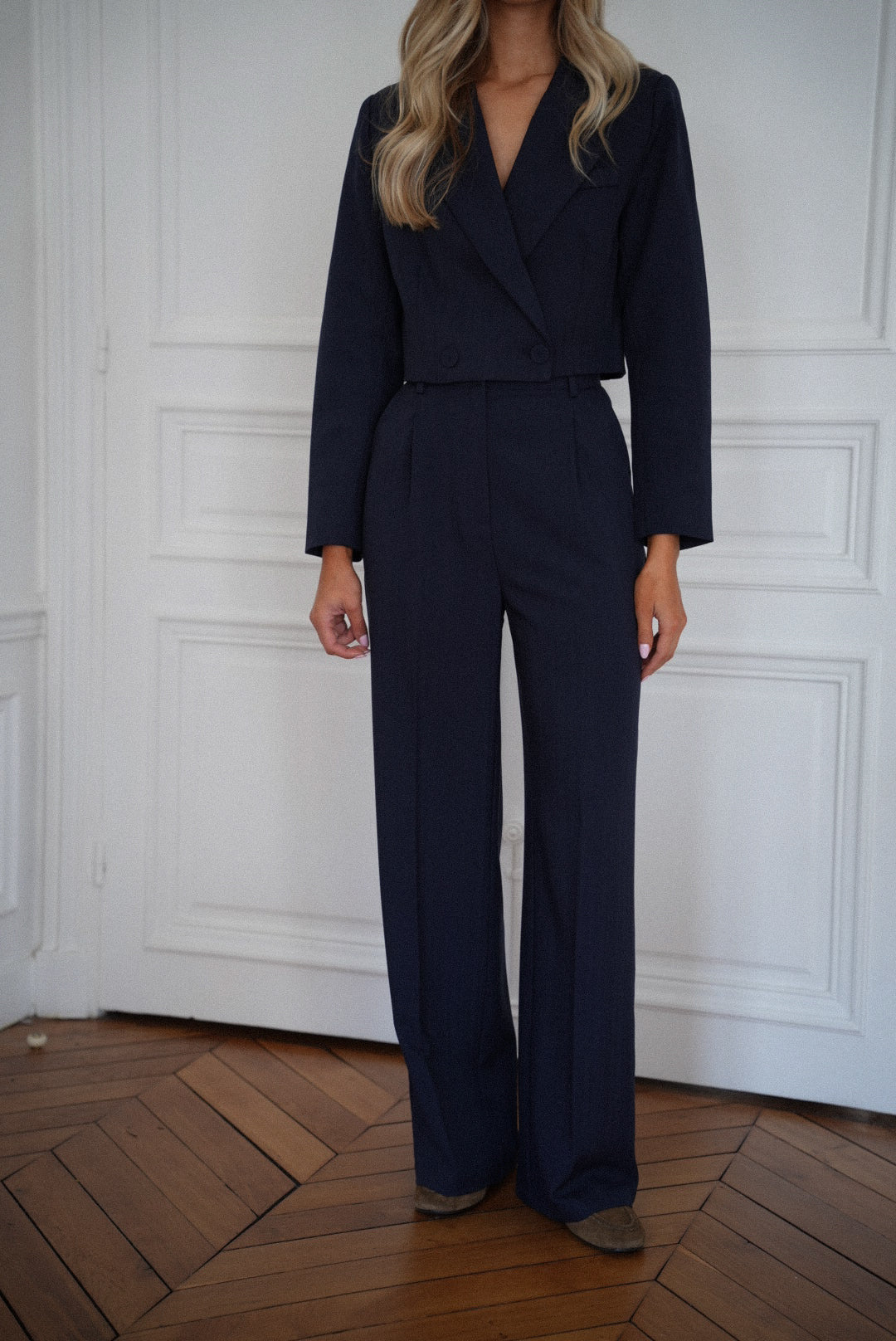 Pantalon Droit Roza - Marine
