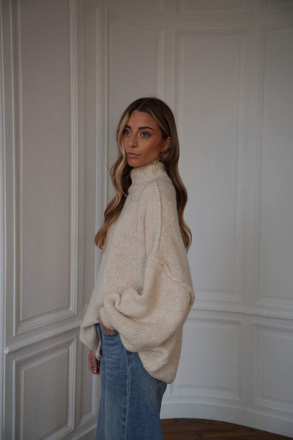 Jersey Suelto Liliane - Crema