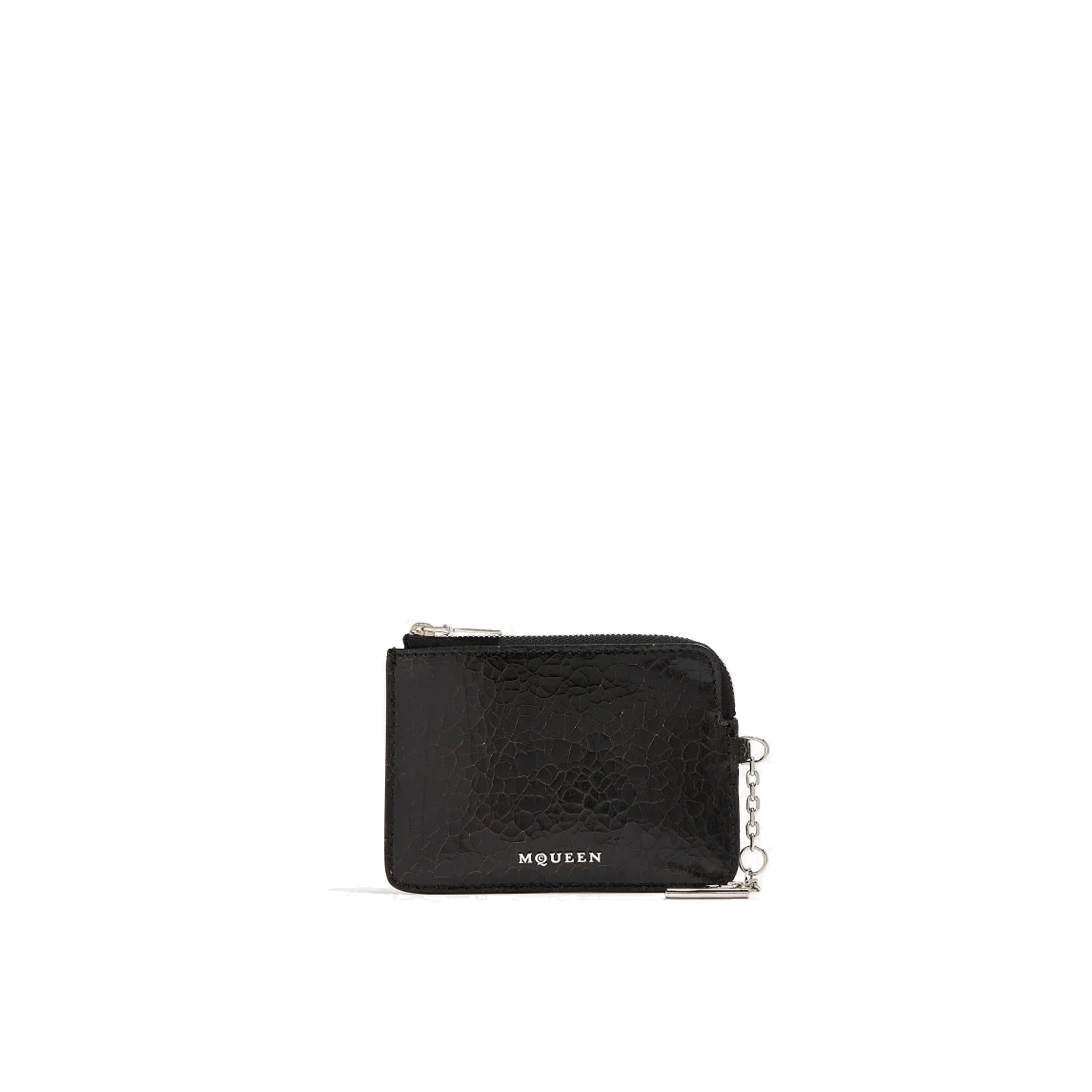 Alexander Mcqueen - Pochette Porte-Monnaie Sling Pip - Homme - Black