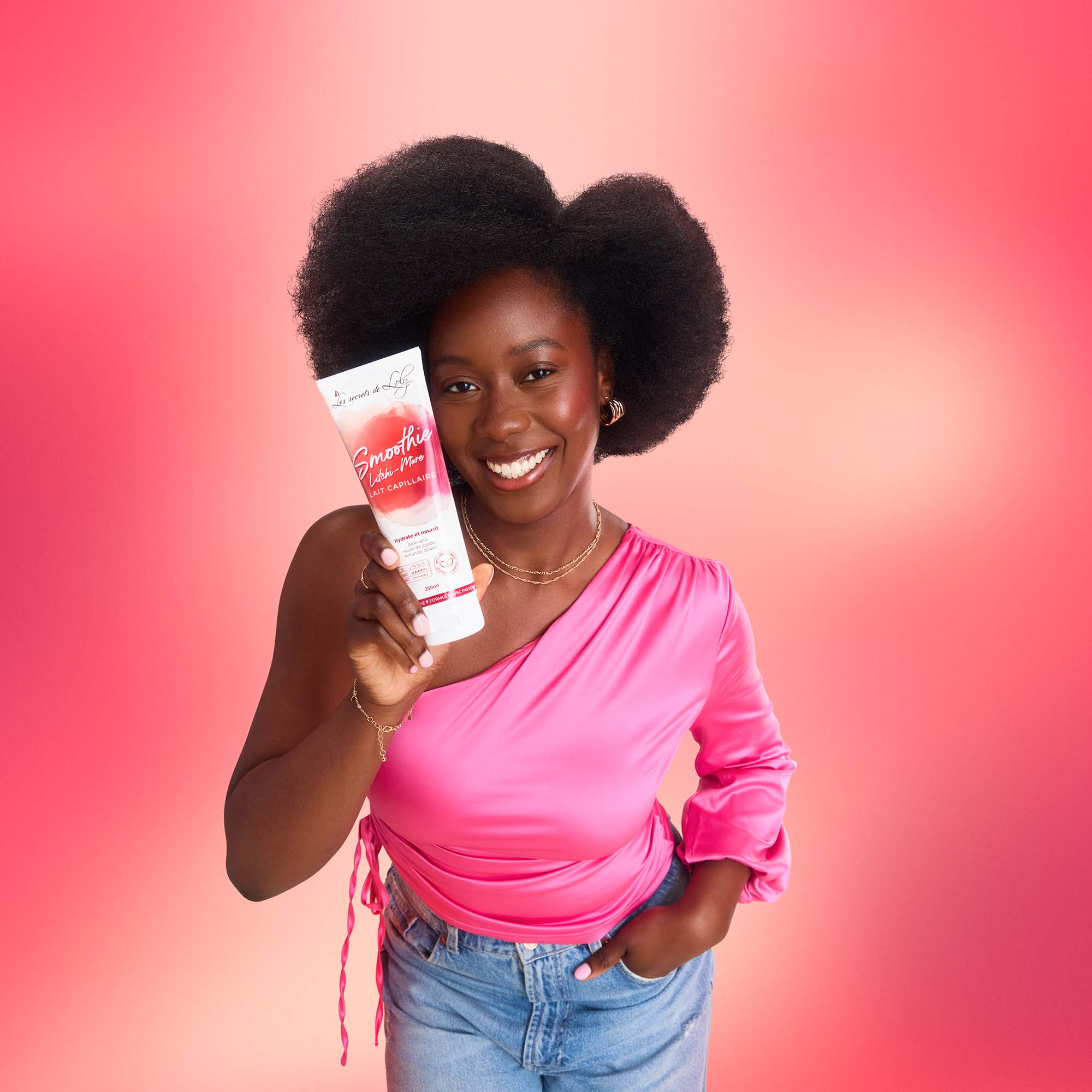Lait Capillaire Smoothie Litchi-Mûre - 250Ml