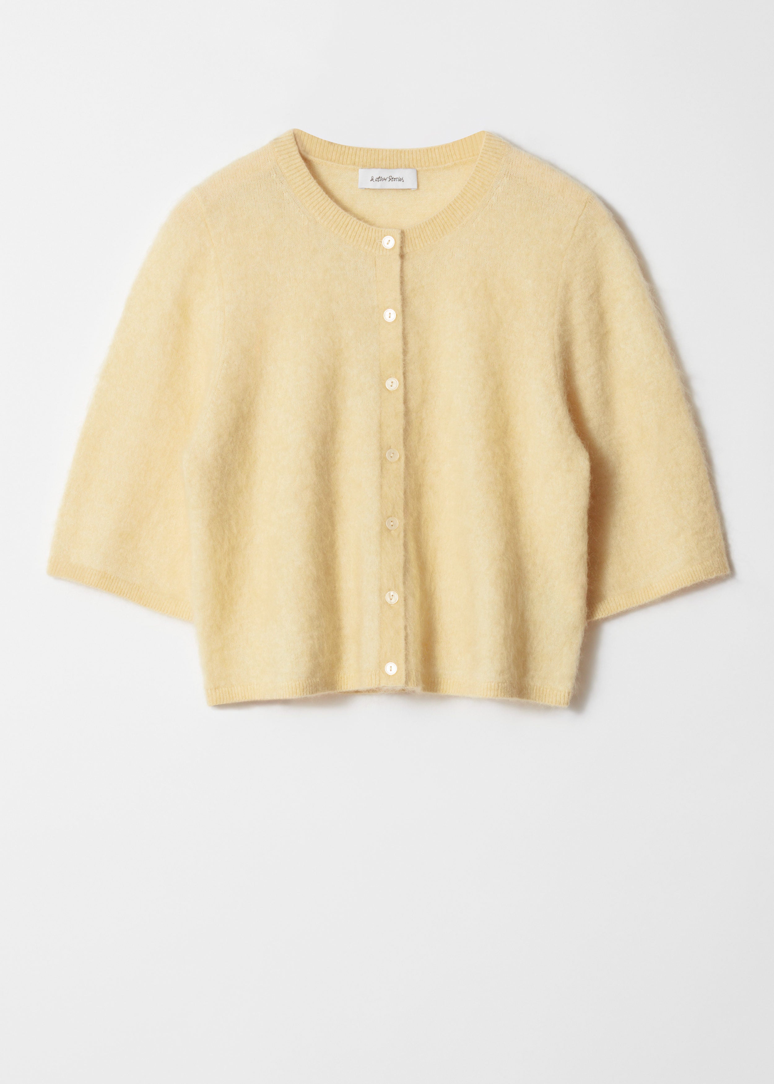Cárdigan Es Poppy Cárdigan Mohairmix - Amarillo - Mujer
