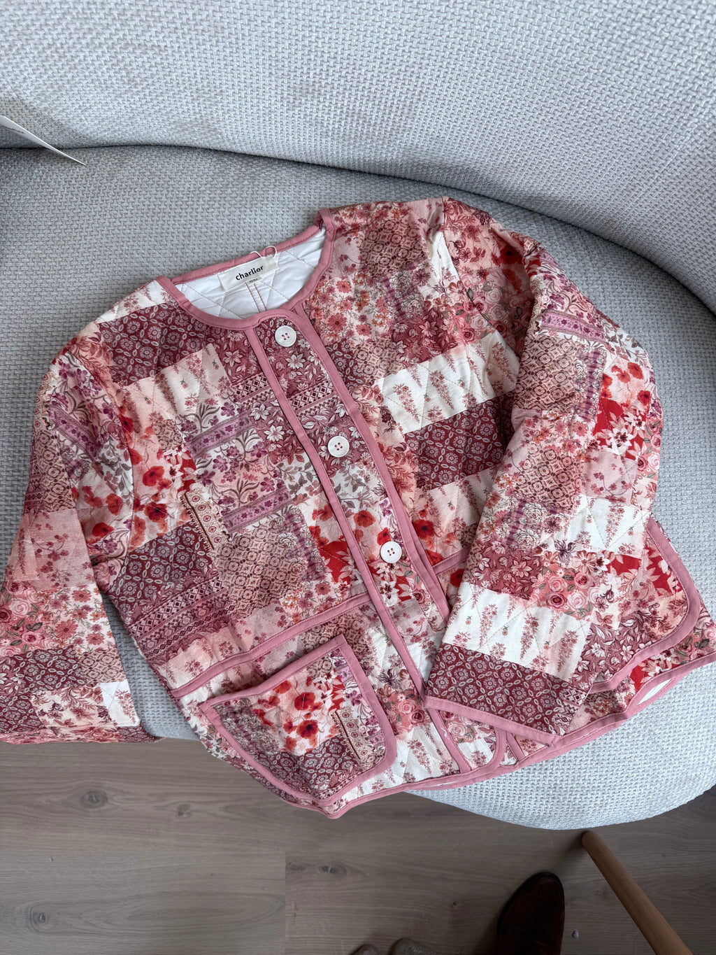 Chaqueta acolchada Paula patchwork