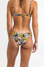 Rhythm - Braguita de bikini atrevida floral Ophelia - Negro - Mujer