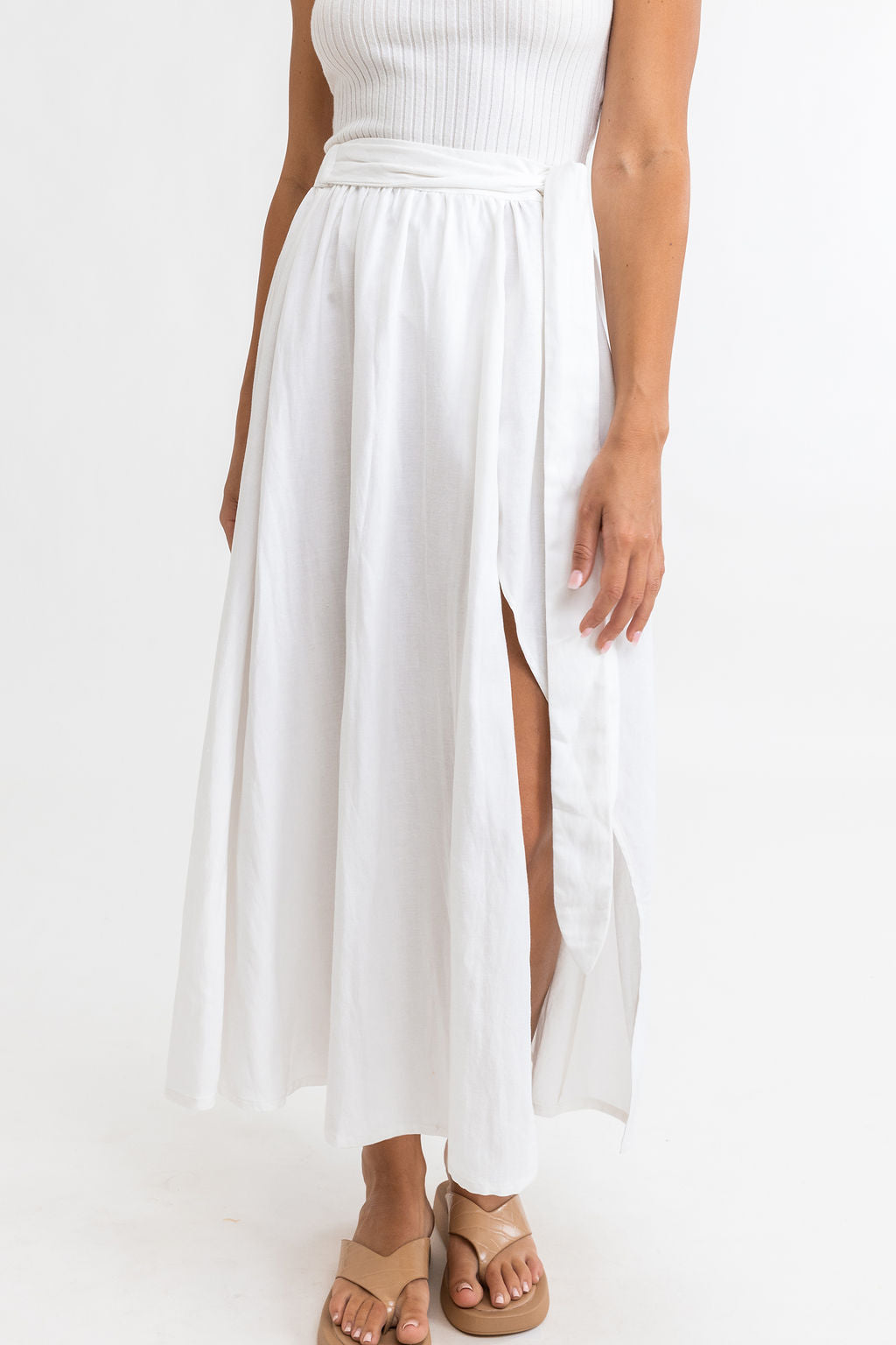 Rhythm - Jupe Lucinda Maxi - White - Femme
