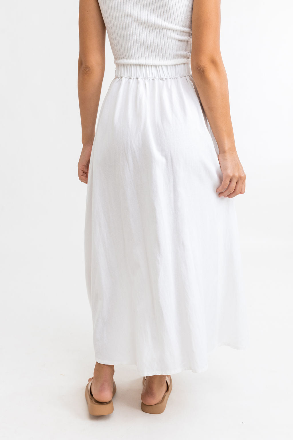 Rhythm - Jupe Lucinda Maxi - White - Femme